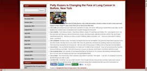 Team Draft website page with Patty's story